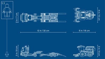 60223 LEGO City Maaidorser Transport