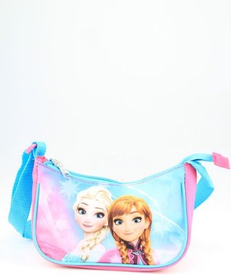 540618 Disney Frozen Schoudertas roze - blauw 19x10x6.5 cm