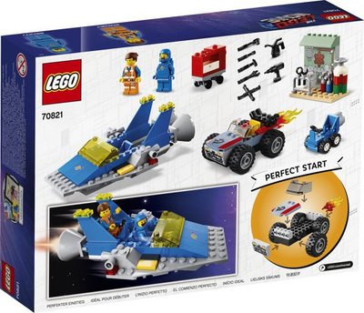 70821 LEGO 4+ The Movie 2 Emmets en Benny's Bouw- en Reparatiewerkplaats!