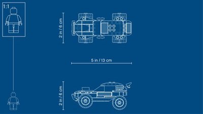 60218 LEGO City Woestijn Rallywagen