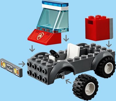 60212 LEGO 4+ City Barbecuebrand Blussen