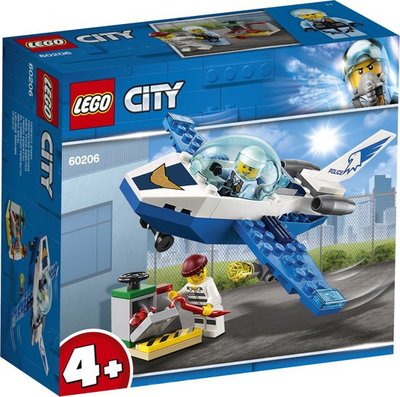 60206 LEGO 4+ City Luchtpolitie Vliegtuigpatrouille