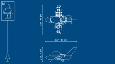 60206 LEGO 4+ City Luchtpolitie Vliegtuigpatrouille