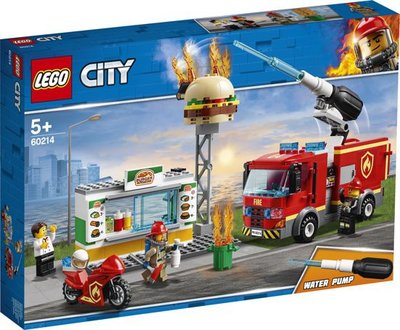 60214 LEGO City Brand bij het Hamburgerrestaurant
