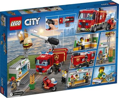 60214 LEGO City Brand bij het Hamburgerrestaurant