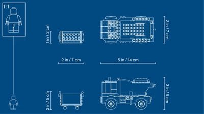 60220 LEGO 4+ City Vuilniswagen