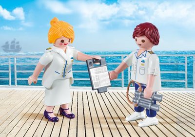 9216 PLAYMOBIL DuoPack Steward en stewardess