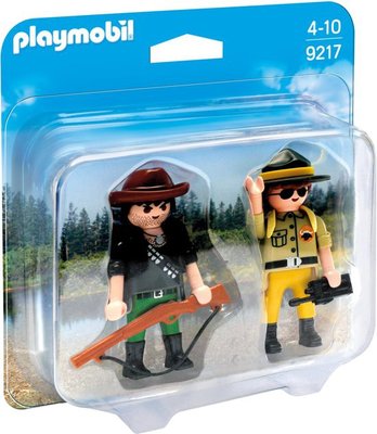 9217 PLAYMOBIL DuoPack Boswachter en stroper