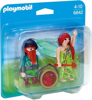 6842 PLAYMOBIL Duopack elf en dwerg