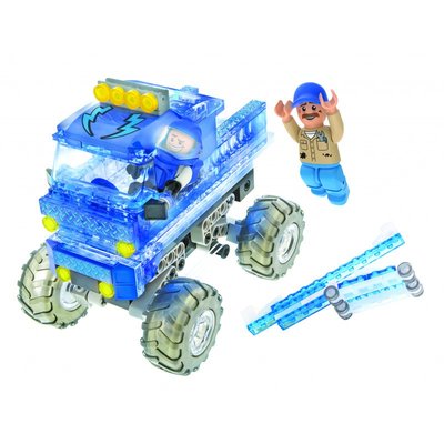 18203 Laser Pegs - Monster Truck Destroyer - Blauw