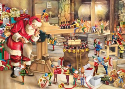 05350 King Puzzel Santa's Toys 1000 Stukjes
