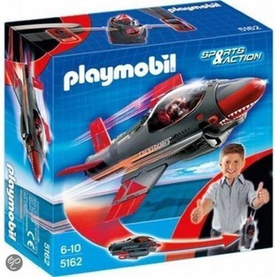 5162 Playmobil Click & Go Shark Jet