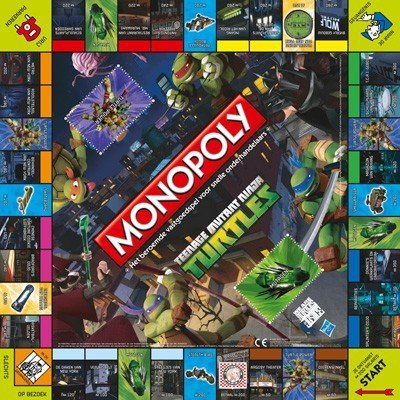 42938 Hasbro Monopoly Teenage Mutant Ninja Turtles - Bordspel