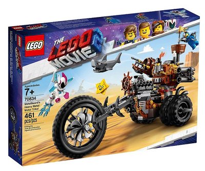 70834 LEGO MOVIE 2 Metaalbaards heavy metal trike