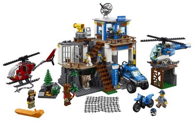 60174 LEGO City Bergpolitie Politiekantoor op de Berg