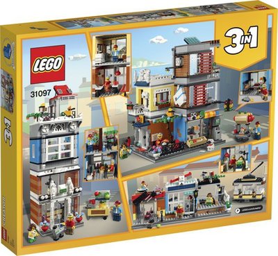 31097 LEGO Creator Woonhuis, Dierenwinkel & Café