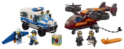 60209 LEGO City Luchtpolitie Diamantroof