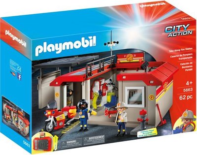 5663 PLAYMOBIL City Action Meeneem brandweerkazerne