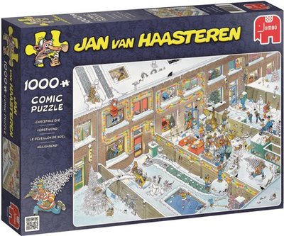 19030 Jumbo Puzzel Jan van Haasteren Kerstavond 1000 stukjes
