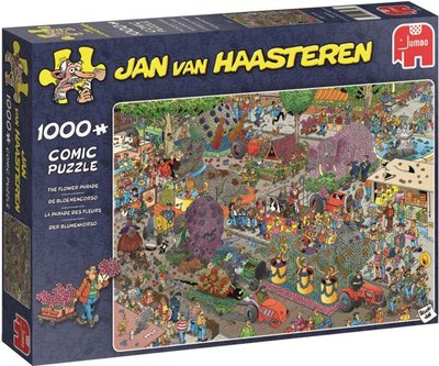 19071 Jumbo Puzzel Jan van Haasteren De Bloemencorso 1000 Stukjes