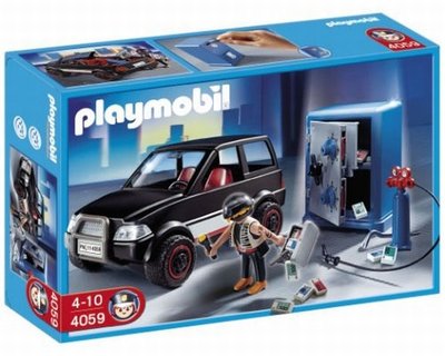 4059 Playmobil Brandkastkraker Met Vluchtauto