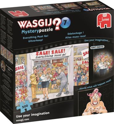 81519 Jumbo Wasgij Mystery 7 Uitverkoop Puzzel 500 stukjes