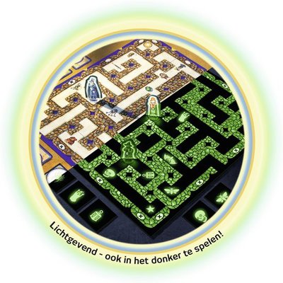 266944 Ravensburger Betoverde Doolhof Glow in the dark Bordspel