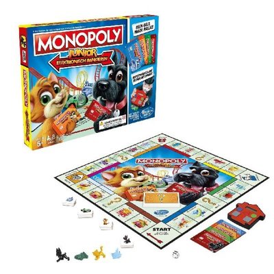 1842 Monopoly Junior Elektronisch Bankieren - Bordspel
