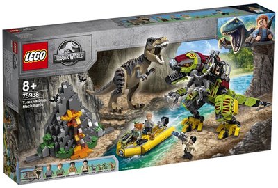 75938 LEGO Jurassic World T. Rex vs. Dinomecha Gevecht