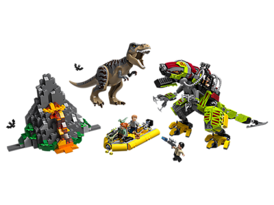 75938 LEGO Jurassic World T. Rex vs. Dinomecha Gevecht