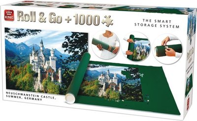 05343 King Puzzelrol + 1000 Stukjes Puzzel - Neuschwanstein