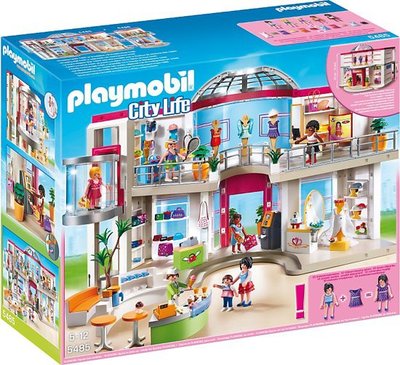 5485 Playmobil Compleet ingericht winkelcentrum