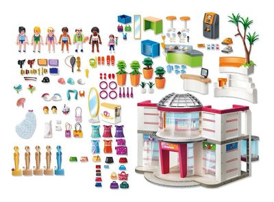 5485 Playmobil Compleet ingericht winkelcentrum