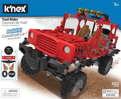 15222 K'NEX Gemotoriseerde Rode Jeep - Bouwset