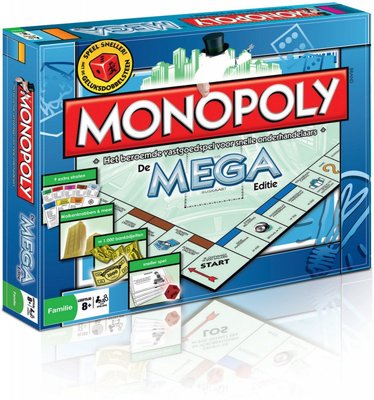 42945 Hasbro Monopoly Mega - Bordspel