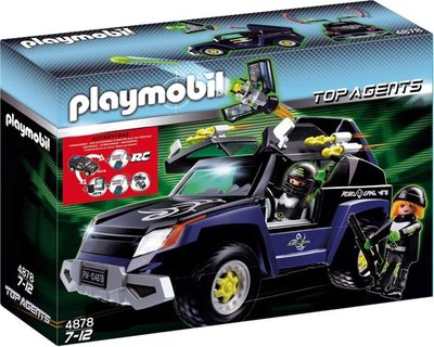 4878 PLAYMOBIL Top Agents Politie celwagen met licht en geluid