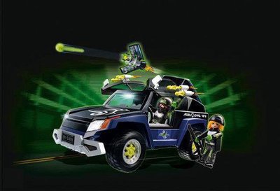 4878 PLAYMOBIL Top Agents Politie celwagen met licht en geluid