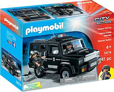 5674 PLAYMOBIL City Action Tactical unit car