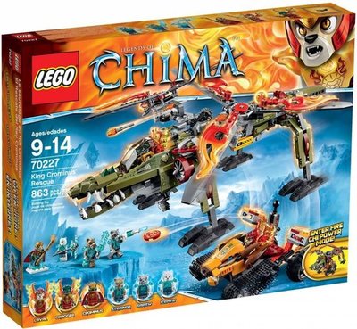 70227 LEGO Chima De Redding van Koning Crominus
