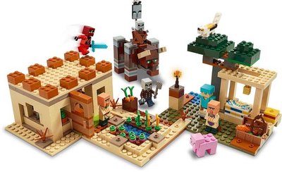 21160 LEGO Minecraft De Illager Overval 
