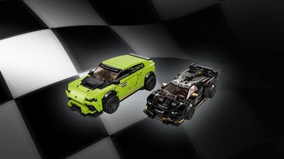 76899 LEGO Speed Champions Lamborghini Urus ST-X & Lamborghini Huracán Super Trofeo EVO