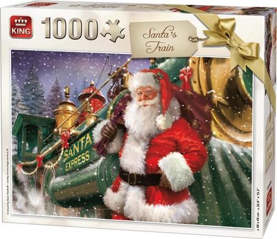 05684 King Puzzel Santa Train 1000 Stukjes