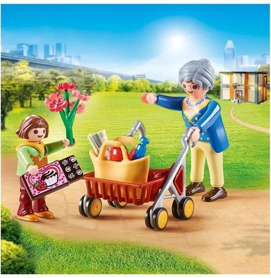 70194 PLAYMOBIL City Life Oma met rollator