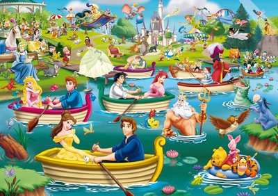 05260 King Puzzel Disney Fun on the Water 1000 Stukjes