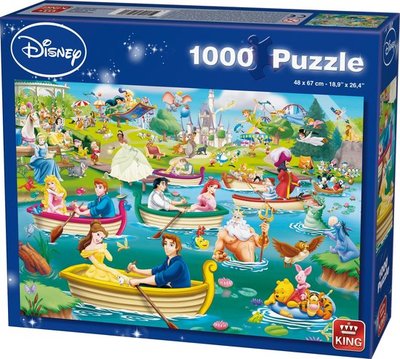 05260 King Puzzel Disney Fun on the Water 1000 Stukjes