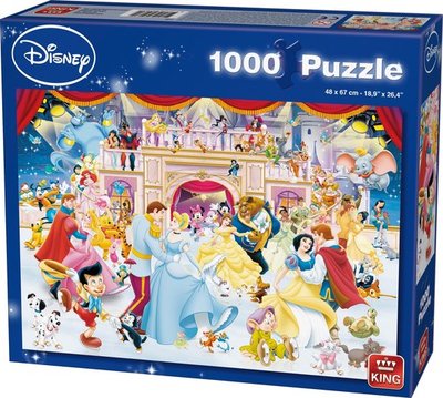 05180 King Puzzel Disney Holiday On Ice 1000 Stukjes