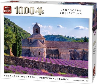 05663 King Puzzel Semanque Monastry Provence France 1000 Stukjes 