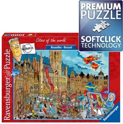 165544 Ravensburger Puzzel Fleroux Brussel 925 stukjes