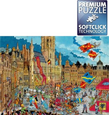 165544 Ravensburger Puzzel Fleroux Brussel 925 stukjes