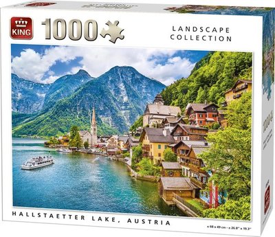 05650 King Puzzel Hallstaetter Lake 1000 Stukjes